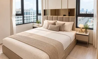 For rent 2 bedrooms condo in Thon Buri, Bangkok