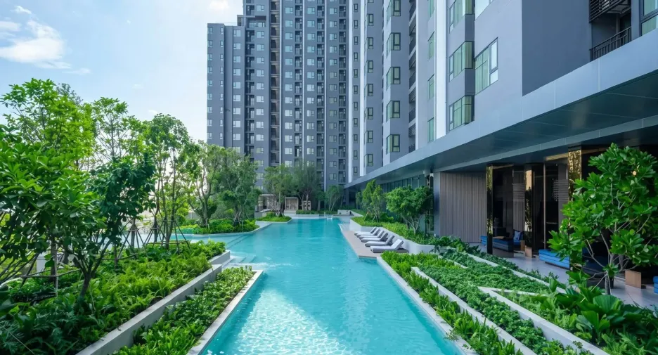 For rent 1 bed condo in Thon Buri, Bangkok