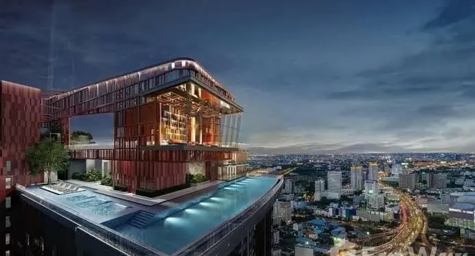 For sale and for rent 1 bed condo in Huai Khwang, Bangkok