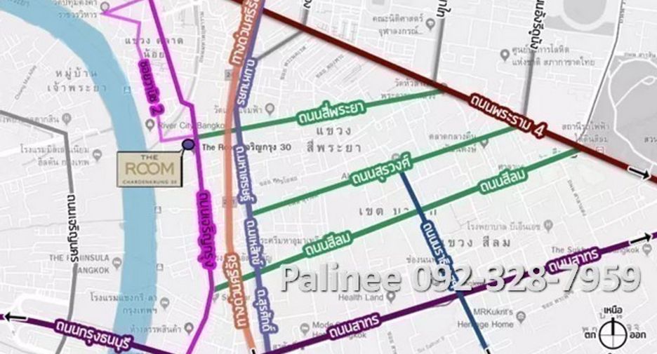 For sale 1 bed condo in Bang Rak, Bangkok