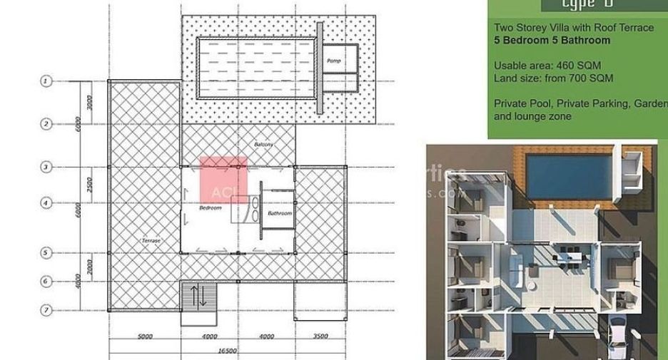 For sale 5 bedrooms house in Bang Lamung, Chonburi