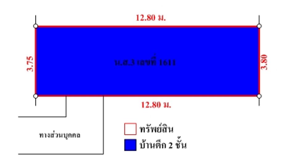Casa en venta de 2 habitaciones en Pak Phanang, Nakhon Si Thammarat