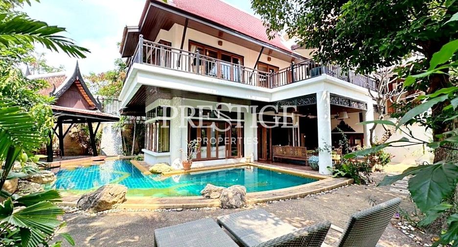 For rent and for sale 4 bedrooms house in Jomtien, Pattaya
