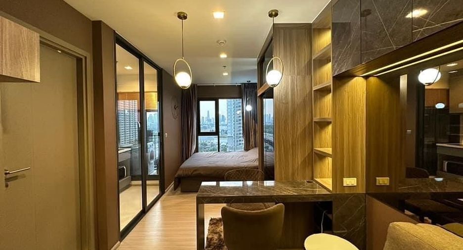 For rent studio condo in Huai Khwang, Bangkok