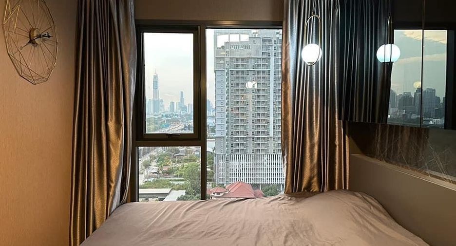 For rent studio condo in Huai Khwang, Bangkok