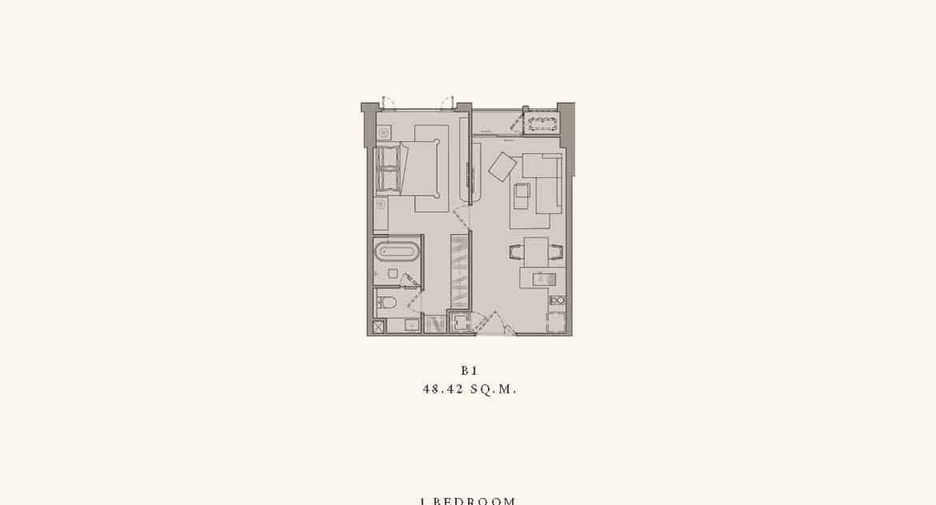 For sale 1 bed condo in Watthana, Bangkok