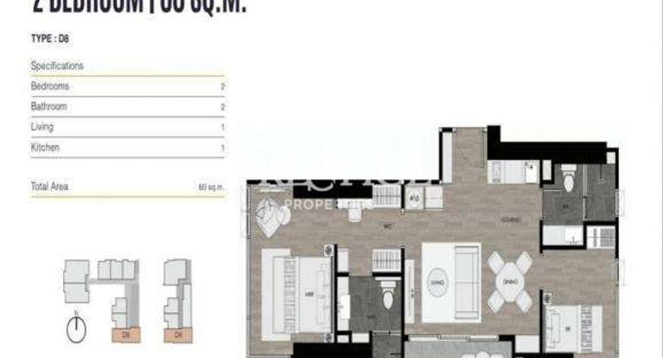 Wohnung zum Kauf mit 2 Zimmer in Pratumnak, Pattaya