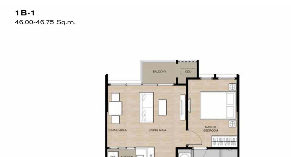 For sale 1 bed condo in Suan Luang, Bangkok