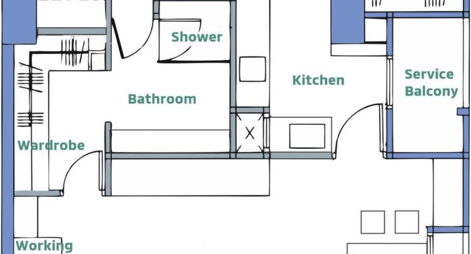 For sale 2 bed condo in Watthana, Bangkok