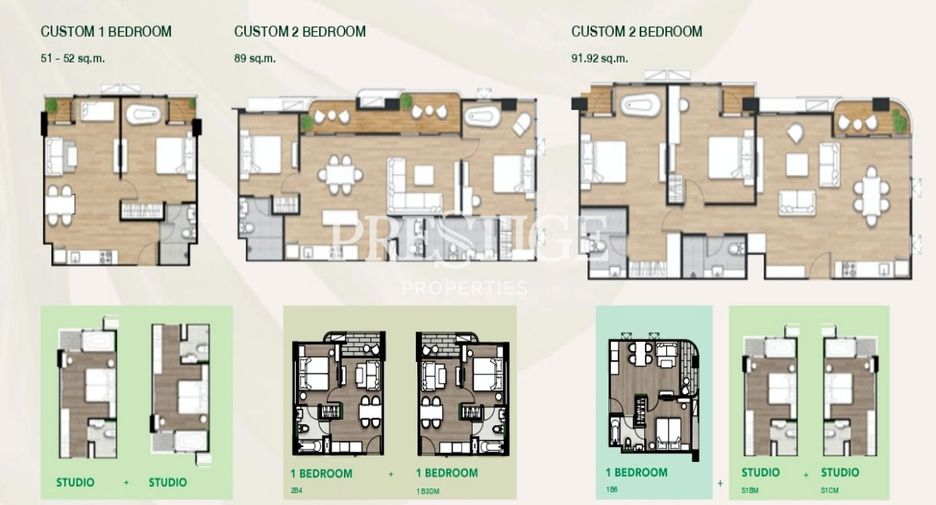 Wohnung zum Kauf mit Studio in Sattahip, Chonburi