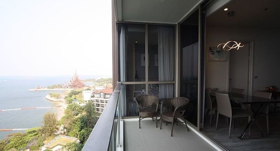 À louer 2 chambres condo à Bang Lamung, Chonburi