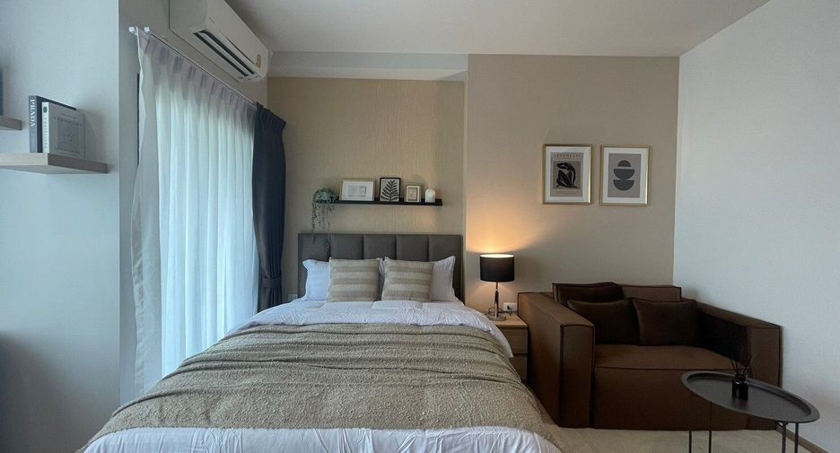 For rent studio condo in Huai Khwang, Bangkok