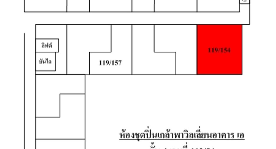 For sale studio apartment in Bang Phlat, Bangkok