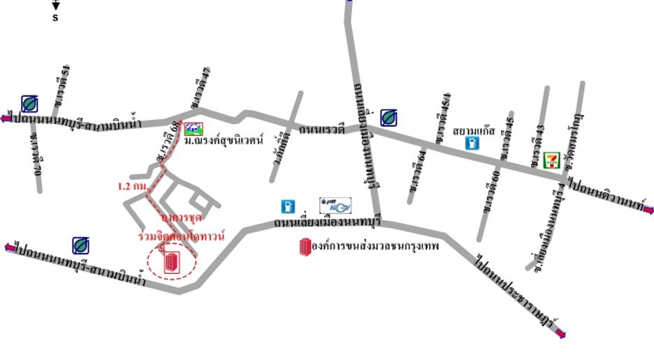 For sale studio apartment in Mueang Nonthaburi, Nonthaburi