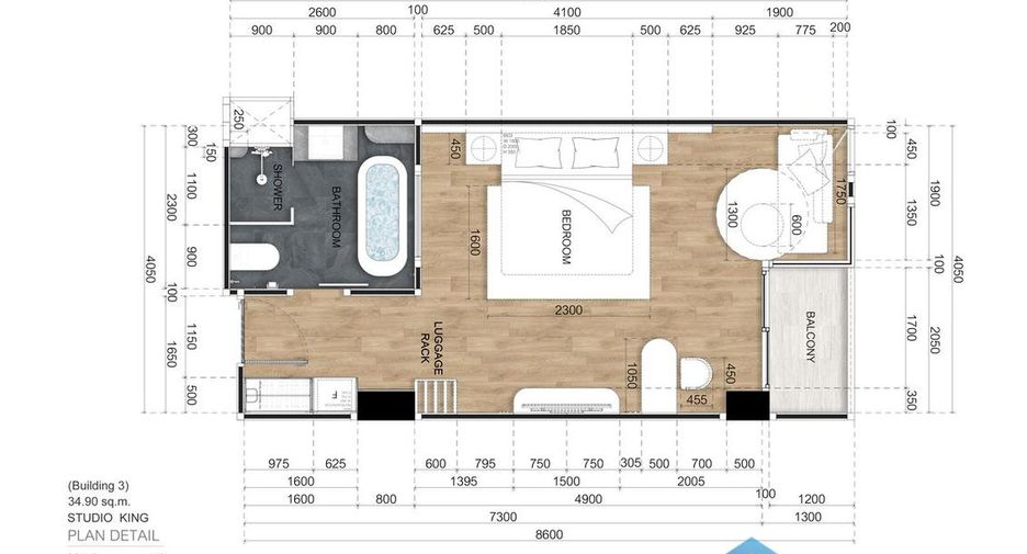 For sale studio condo in Bang Lamung, Chonburi