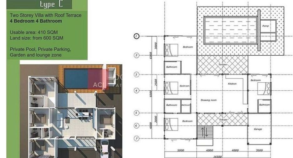 For sale 4 bedrooms house in Bang Lamung, Chonburi