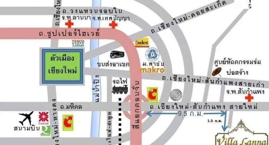 For sale 2 bedrooms land in San Kamphaeng, Chiang Mai