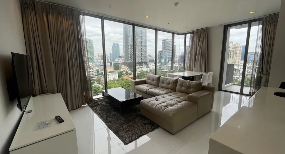 For rent 2 bed condo in Sathon, Bangkok