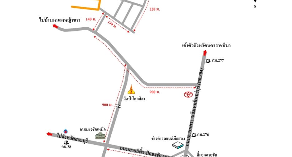 For sale 2 bedrooms house in Pak Thong Chai, Nakhon Ratchasima