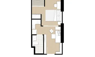 For rent 1 bed condo in Phaya Thai, Bangkok