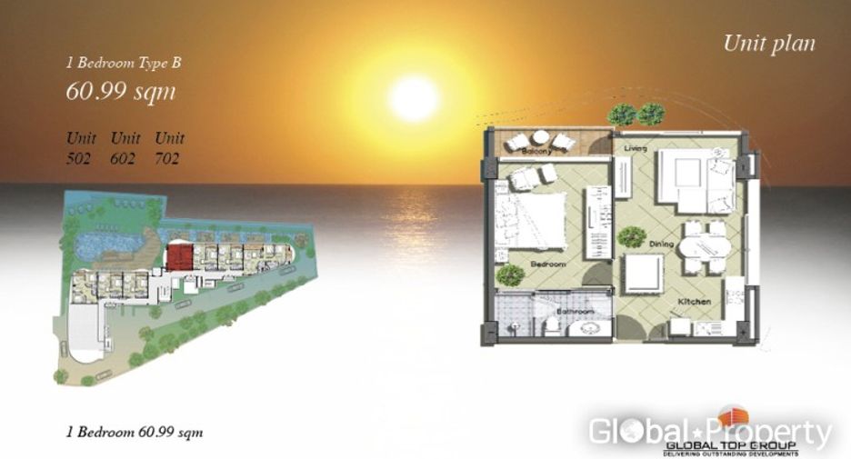 For sale 1 bed condo in North Pattaya, Pattaya