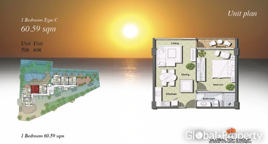For sale 1 bed condo in North Pattaya, Pattaya
