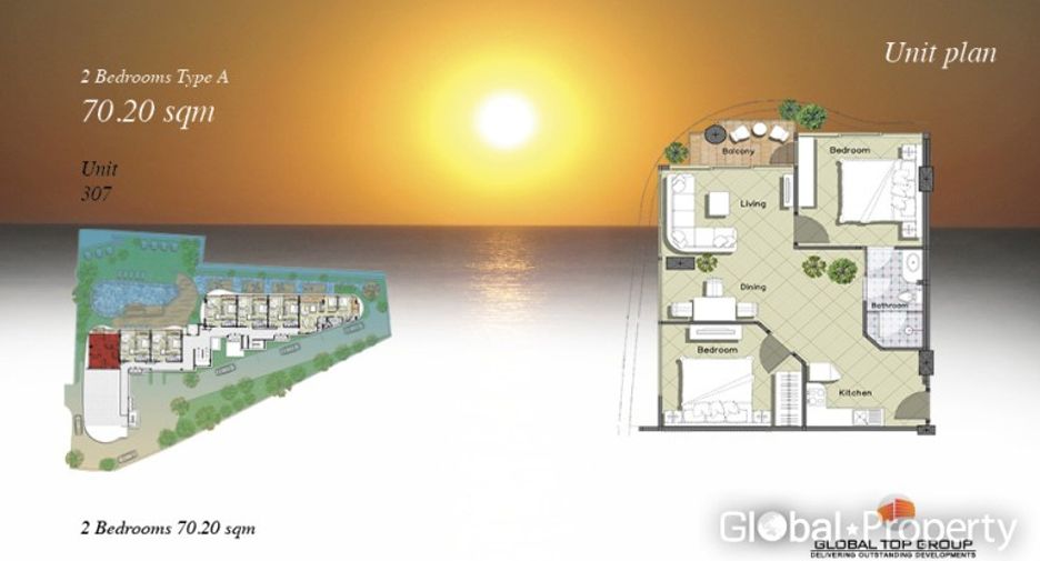 For sale 1 bed condo in North Pattaya, Pattaya