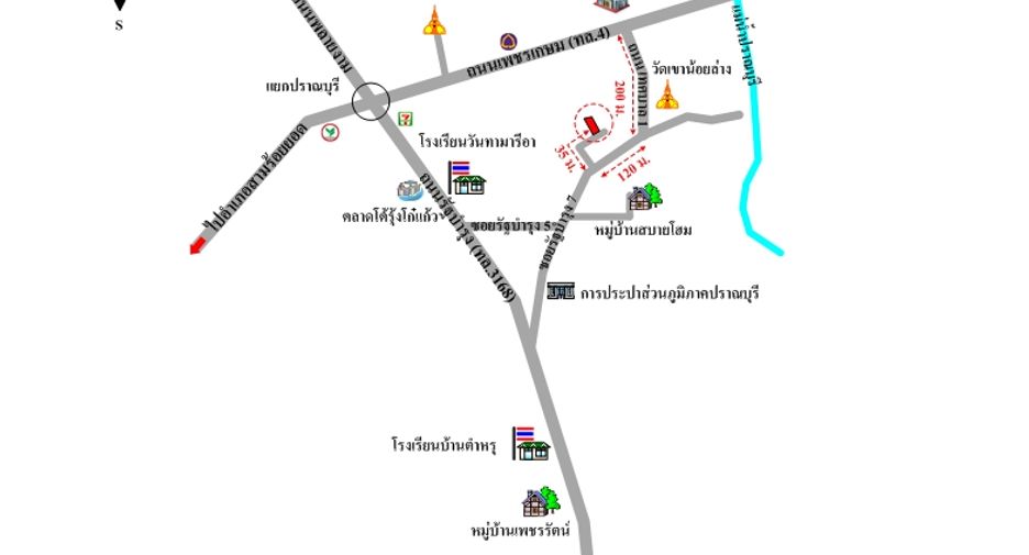 For sale 2 bedrooms townhouse in Pran Buri, Prachuap Khiri Khan