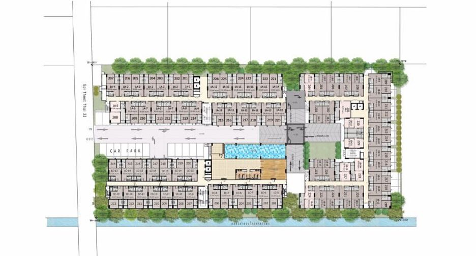For rent and for sale 1 bed condo in Thon Buri, Bangkok