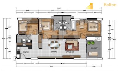 For rent そして for sale 3 Beds condo in Mueang Rayong, Rayong
