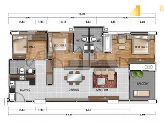 For rent そして for sale 3 ベッドルーム condo in Bang Lamung, Chonburi