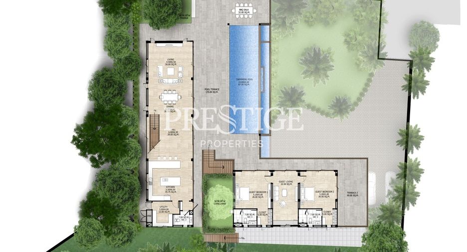For sale 6 bedrooms house in Bang Lamung, Chonburi