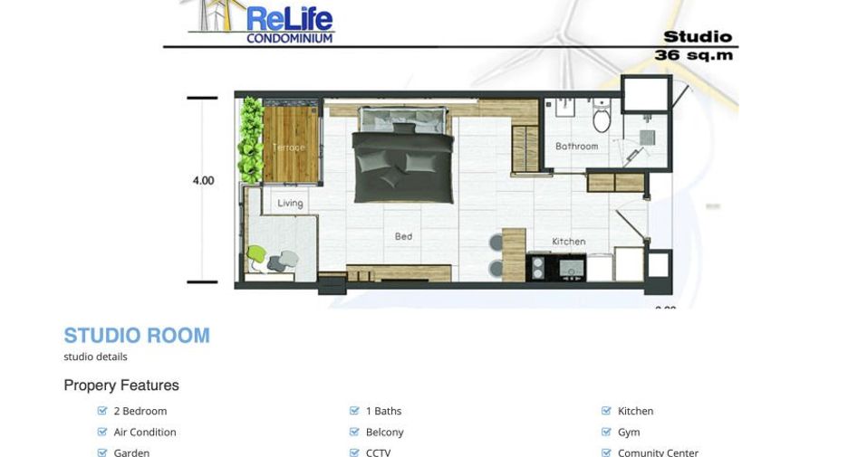 For sale 1 Beds condo in Mueang Phuket, Phuket