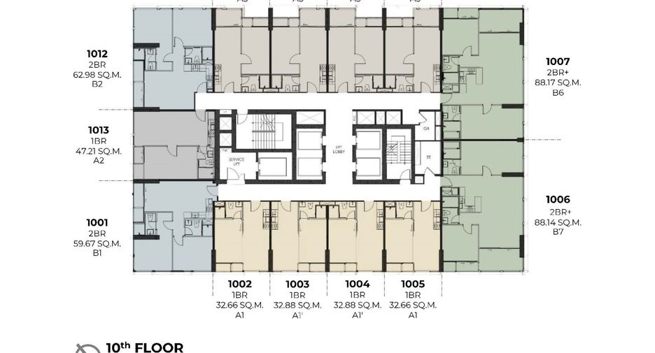 For sale 2 bed condo in Sathon, Bangkok