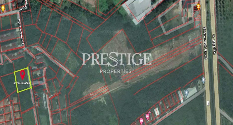For sale land in Bang Lamung, Chonburi