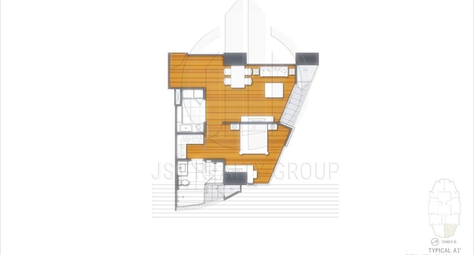 For rent 1 Beds condo in Khlong Toei, Bangkok