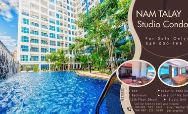 For sale 1 bed condo in Bang Lamung, Chonburi