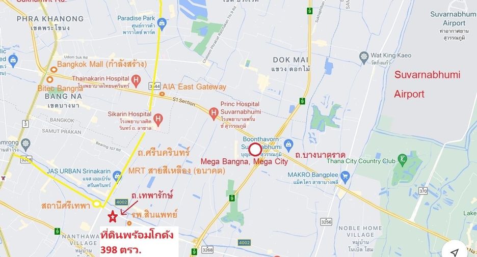 For sale warehouse in Mueang Samut Prakan, Samut Prakan