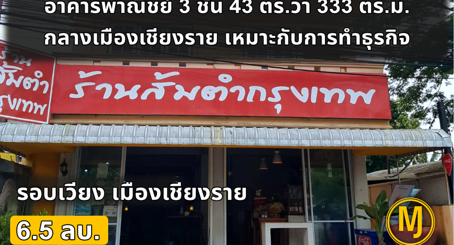For sale 7 bed retail Space in Mueang Chiang Rai, Chiang Rai