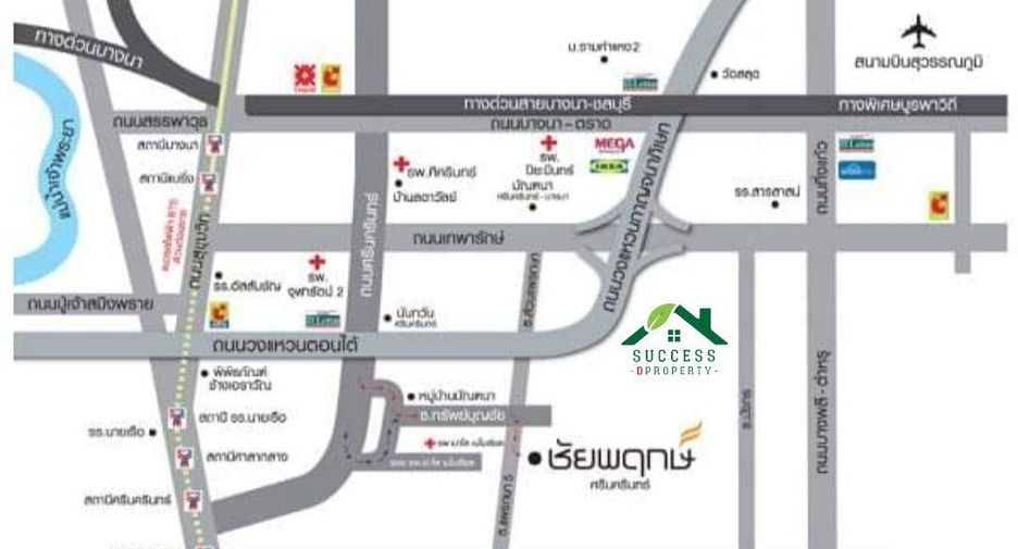 Продажа 3 спальни дом в Mueang Samut Prakan, Самутпракан