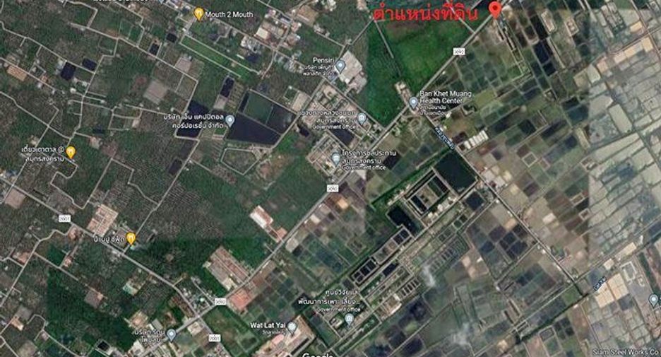 For sale land in Mueang Samut Songkhram, Samut Songkhram