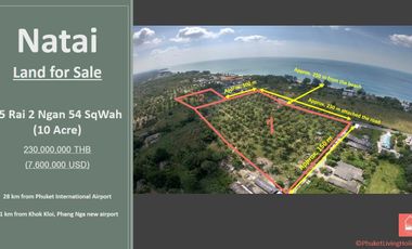 For sale land in Takua Thung, Phang Nga