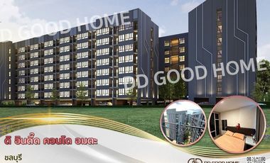 For sale 1 bed condo in Mueang Chon Buri, Chonburi