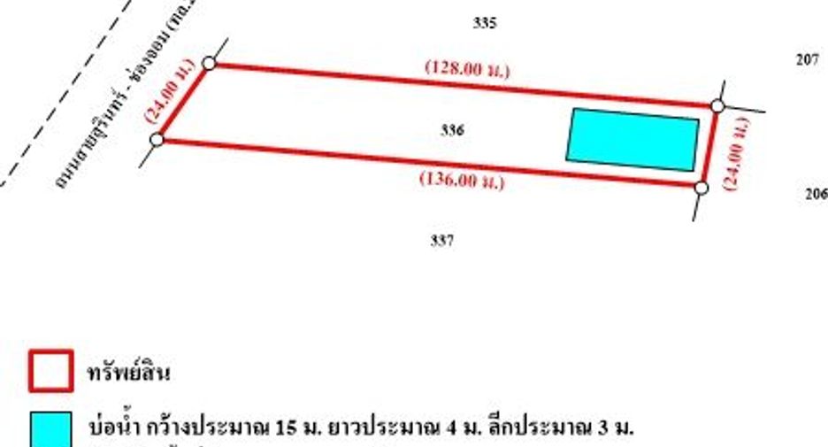 出售 土地 在 Prasat, Surin
