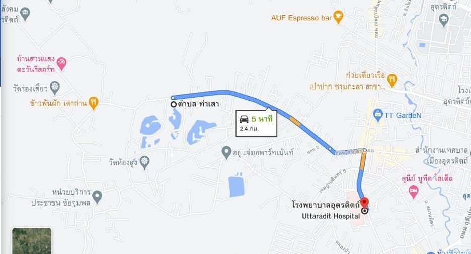 For rent and for sale land in Mueang Uttaradit, Uttaradit