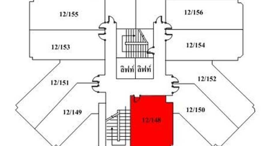 For sale studio apartment in Din Daeng, Bangkok