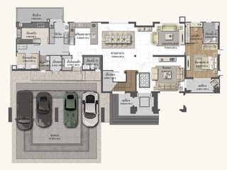 For sale 4 bedrooms house in Suan Luang, Bangkok