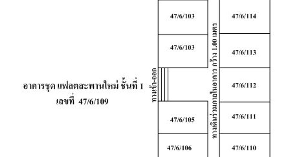 For sale studio apartment in Bang Khen, Bangkok
