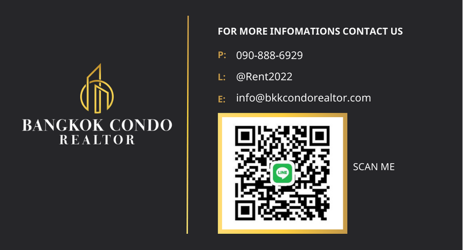 For rent 1 bed condo in Phra Khanong, Bangkok