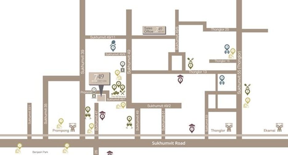 Reihenhaus zum Kauf mit 4 Zimmer in Watthana, Bangkok